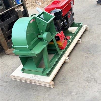 100 HP Diesel Wood Chipper Machine: Efficient Wood Recycling And 3mm Sawdust Production